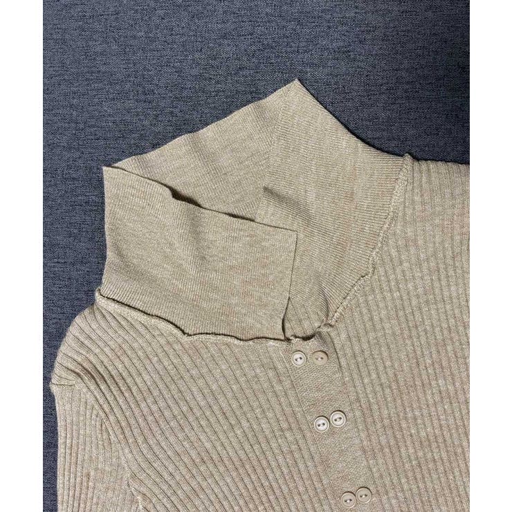 ポロニットトップスきれいめニットセーター | Miniministore | 詳細画像24 