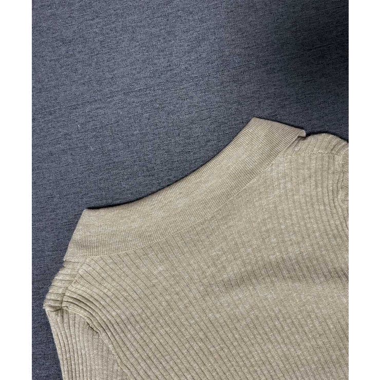 ポロニットトップスきれいめニットセーター | Miniministore | 詳細画像25 