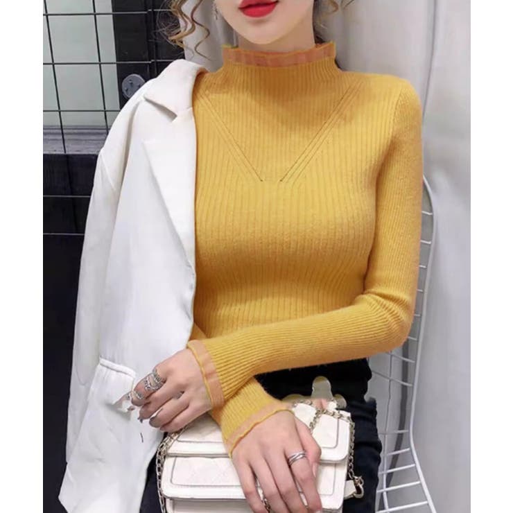 ニットトップス プチハイネックニットソー | Miniministore | 詳細画像12 