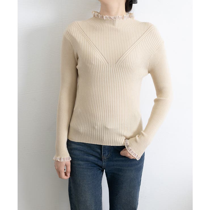 ニットトップス プチハイネックニットソー | Miniministore | 詳細画像13 