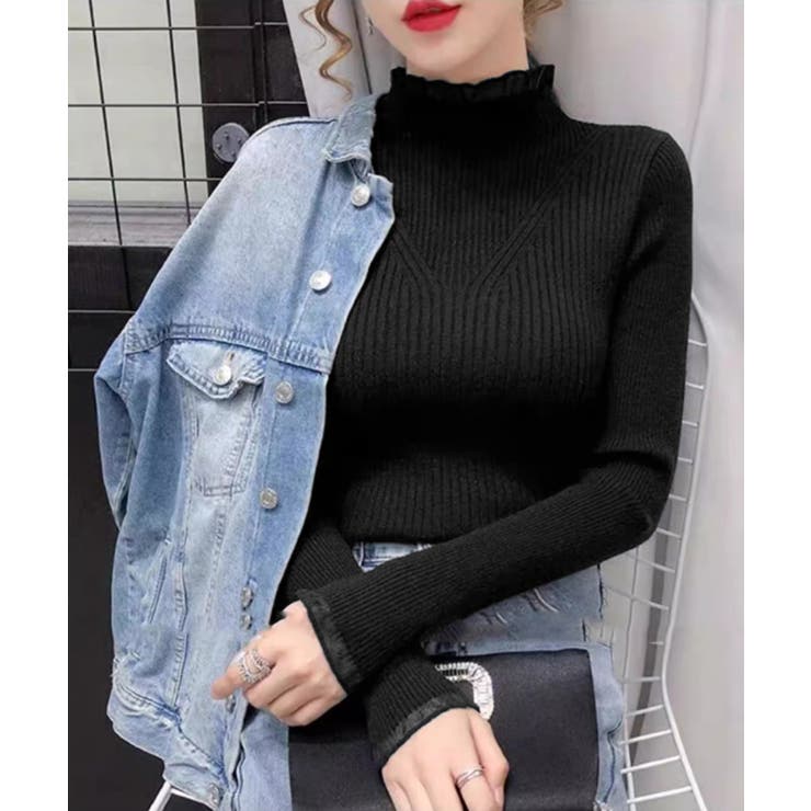 ニットトップス プチハイネックニットソー | Miniministore | 詳細画像5 