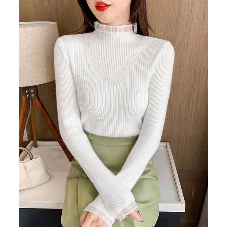 ニットトップス プチハイネックニットソー | Miniministore | 詳細画像7 