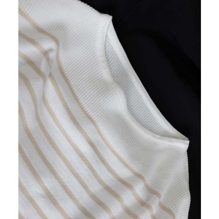 ボーダー柄サマーニット ドルマンスリーブ | Miniministore | 詳細画像18 