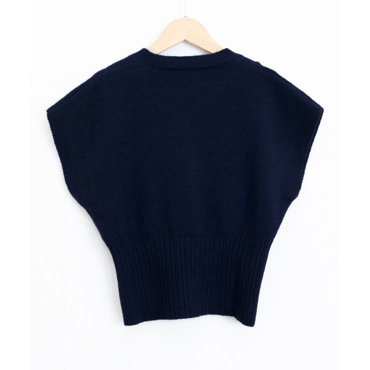 ニットベスト フロントボタン ニットジレ | Miniministore | 詳細画像15 