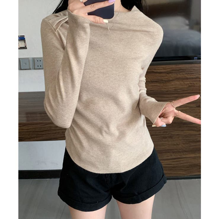 オフショルダーニットトップス 肌見せ秋服 | Miniministore | 詳細画像11 