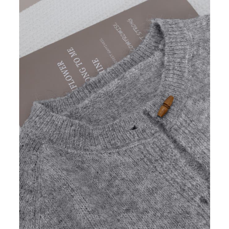トグルボタンニットカーディガン長袖秋冬服 | Miniministore | 詳細画像19 