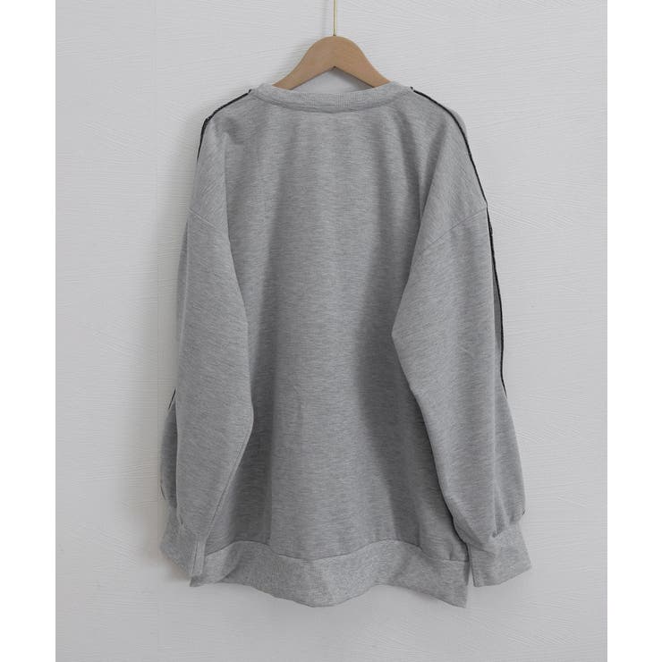 ステッチスウェット ゆったり トレーナー | Miniministore | 詳細画像22 