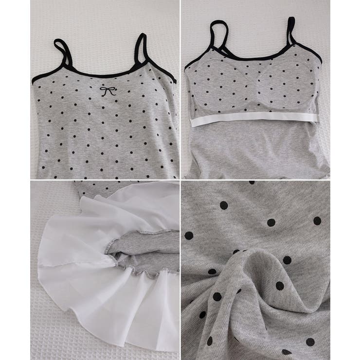ドット柄キャミソール チョーカー付き夏服 | Miniministore | 詳細画像27 