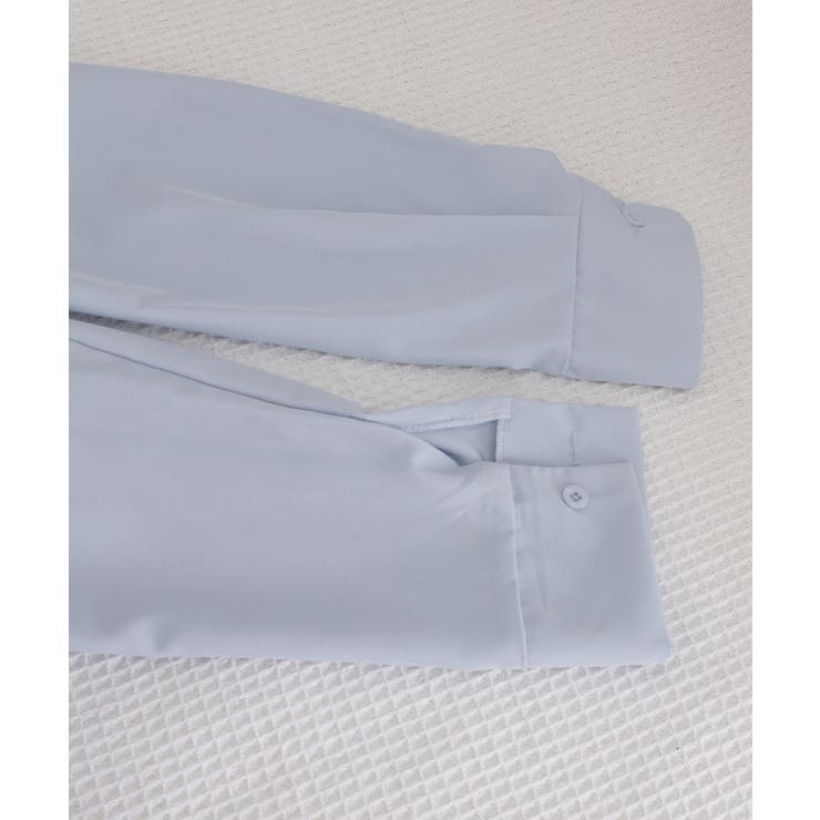 サイドボタンタックシャツブラウス長袖春服 | Miniministore | 詳細画像21 