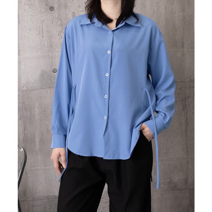 リボンシェイプシャツブラウス レディース | Miniministore | 詳細画像15 