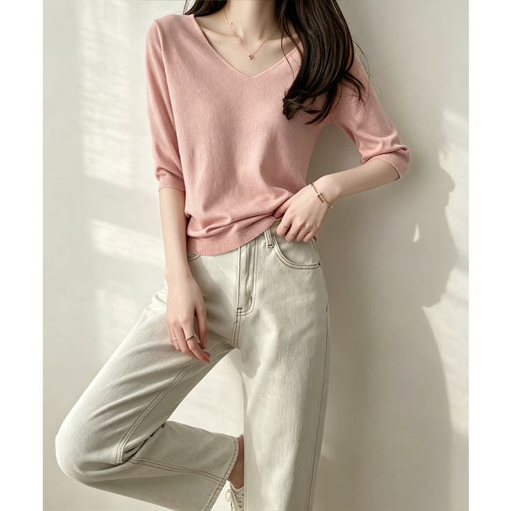 ニットトップス レディース 韓国風春夏服 | Miniministore | 詳細画像17 