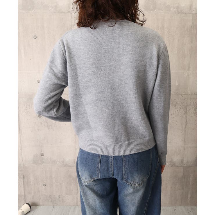 ハートワンポイントニットカーディガン秋冬 | Miniministore | 詳細画像31 