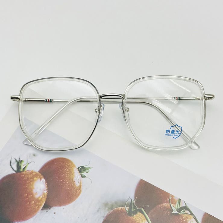 クリア | 伊達メガネ ブルーライトカットPCメガネ | Miniministore