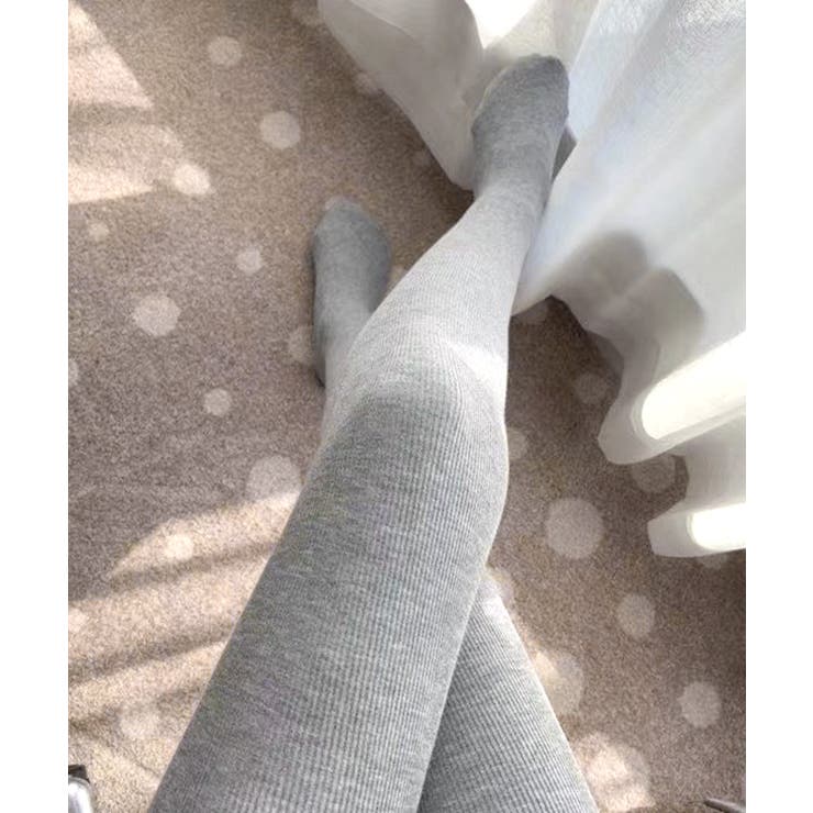 タイツ*ライトグレー | 裏起毛レギンス ハイウエスト厚手タイツ冬 | SUNSHINE CLOSET