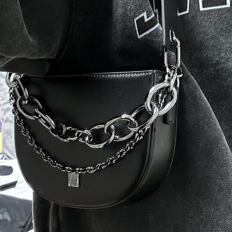 ショルダーバッグレディース 半円型バッグ[品番：AGCW0004509