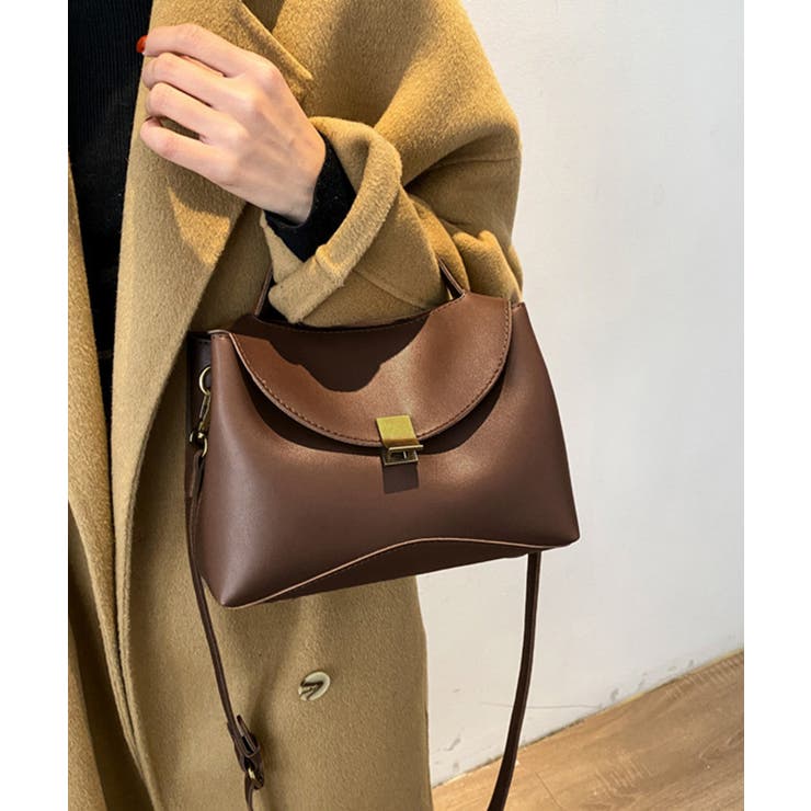 ブラウン | ショルダーバッグ 斜めがけ ハンドバッグ | Miniministore