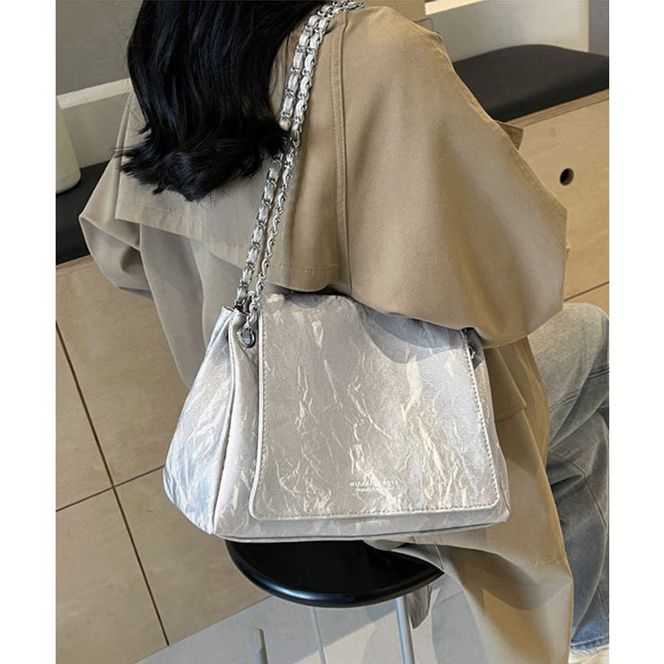 シルバー | トートバッグ レディース チェーンバッグ | Miniministore