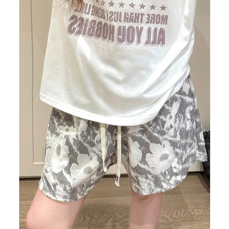 C | パジャマズボン 薄手部屋着ボトムスゆったりショーパンチェック柄ハーフパンツ 迷彩… | SUNSHINE CLOSET