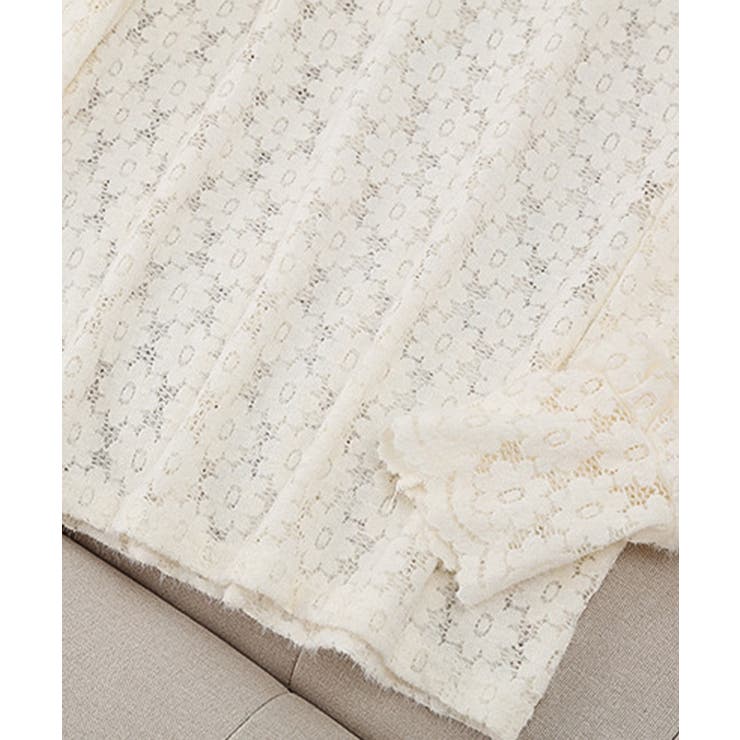 微起毛 ハイネックレースブラウス 春秋冬 | Miniministore | 詳細画像22 