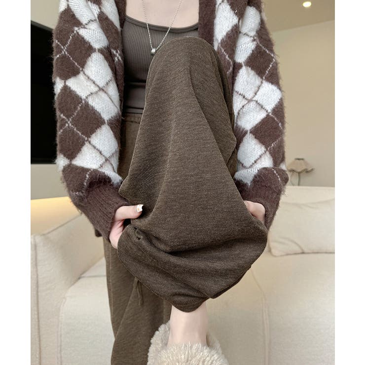 裏起毛ワイドパンツ 裏ボアイージーパンツ | Miniministore | 詳細画像14 