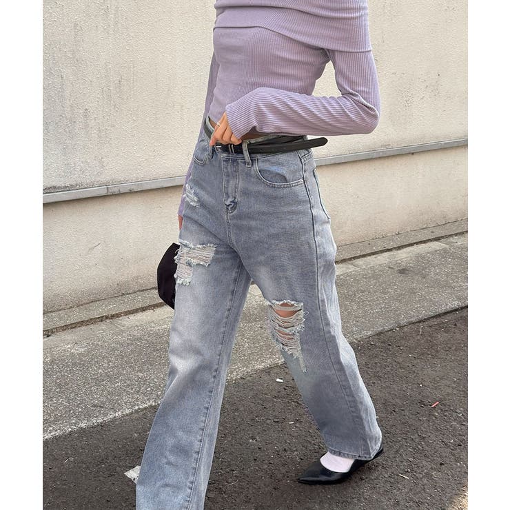 ダメージデニムパンツ クラッシュジーンズ | Miniministore | 詳細画像19 
