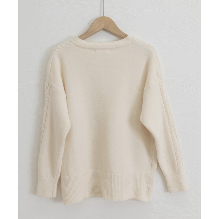 リボンワンポイントニットカーディガン秋冬 | Miniministore | 詳細画像33 