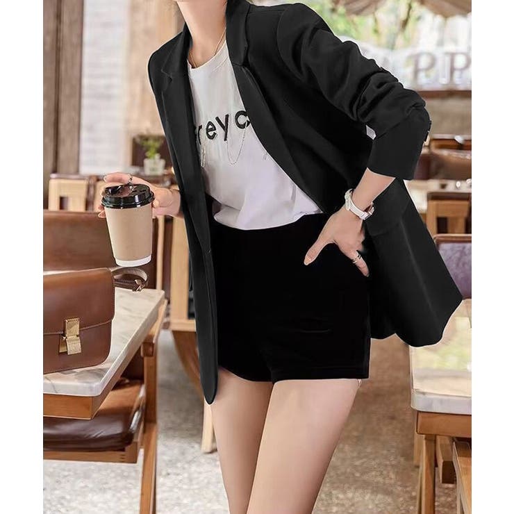 バックスリットテーラードジャケット韓国風 | Miniministore | 詳細画像12 