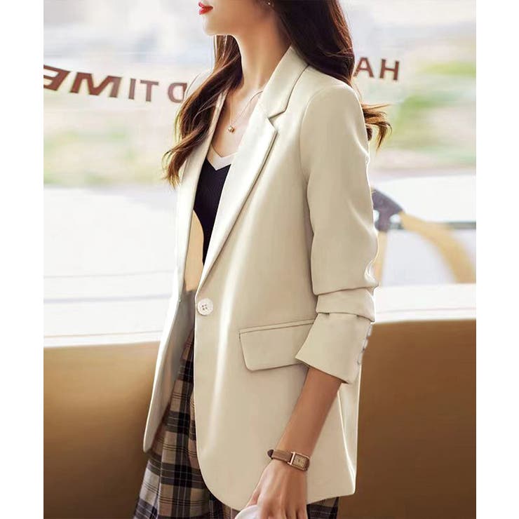 バックスリットテーラードジャケット韓国風 | Miniministore | 詳細画像2 