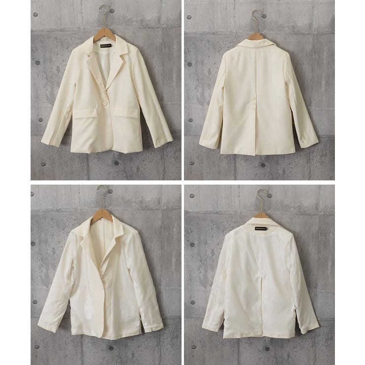 バックスリットテーラードジャケット韓国風 | Miniministore | 詳細画像20 