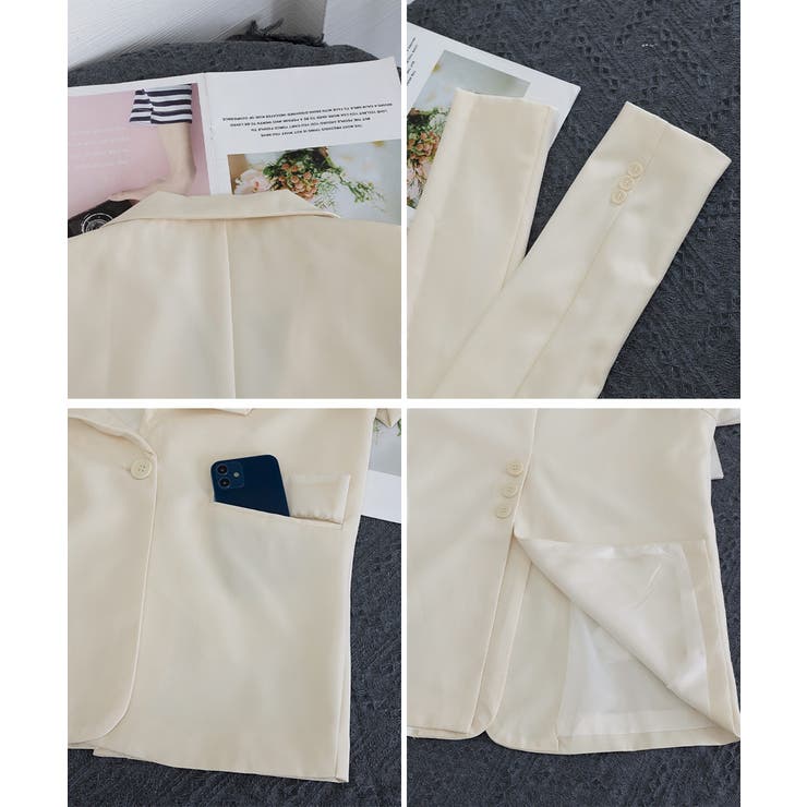 バックスリットテーラードジャケット韓国風 | Miniministore | 詳細画像21 