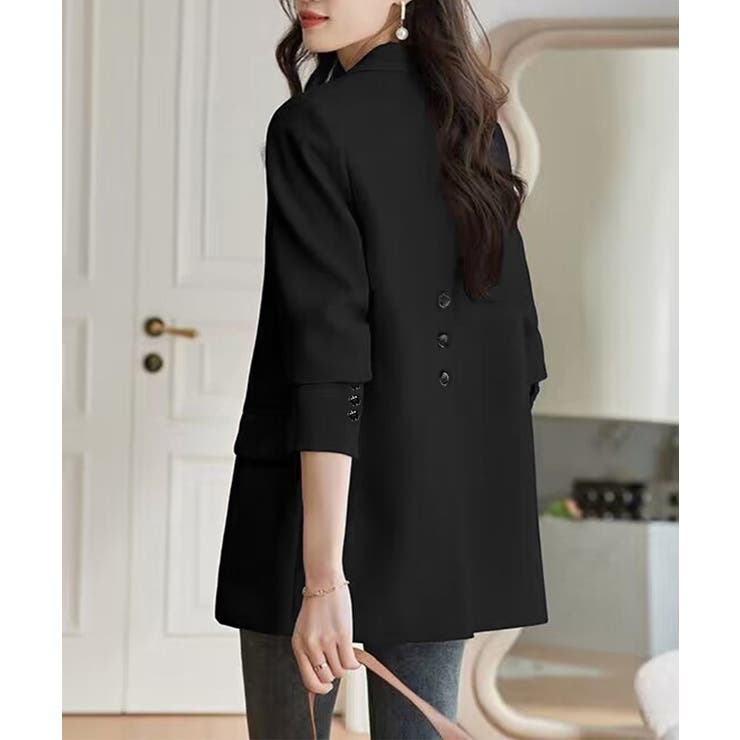 バックスリットテーラードジャケット韓国風 | Miniministore | 詳細画像8 