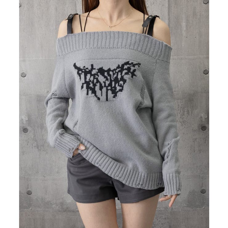 オフショルニットミニワンピース ダメージ | Miniministore | 詳細画像20 