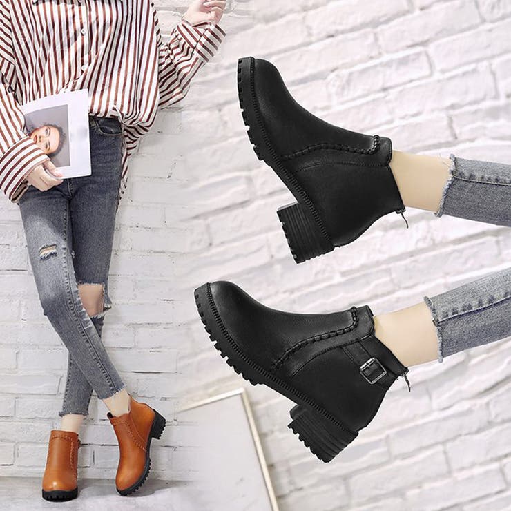 ショートブーツ レディース 裏起毛ブーツ | Miniministore | 詳細画像9 