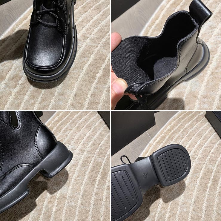 ショートブーツ 厚底 ワークブーツ 美脚 | Miniministore | 詳細画像4 