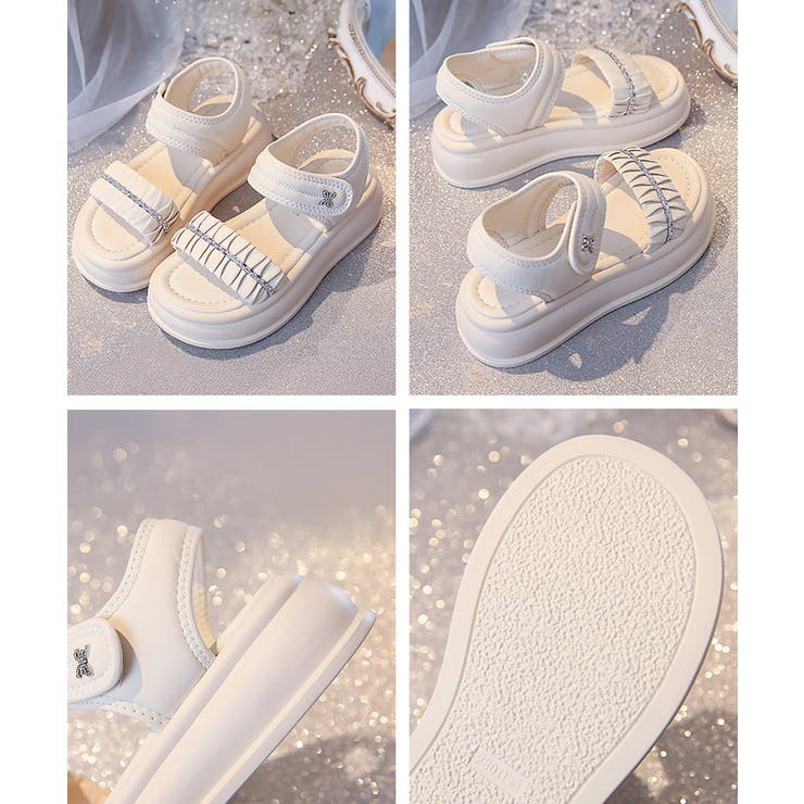 厚底サンダル レディースギャザーサンダル | Miniministore | 詳細画像20 