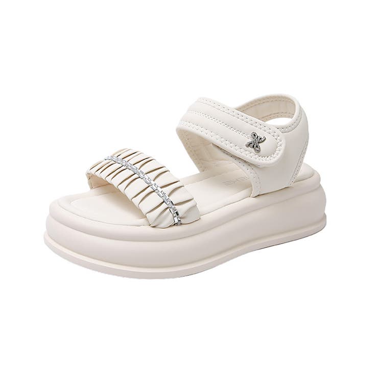 厚底サンダル レディースギャザーサンダル | Miniministore | 詳細画像23 