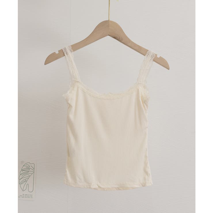 レース切替キャミソールカップ付きインナー | Miniministore | 詳細画像24 