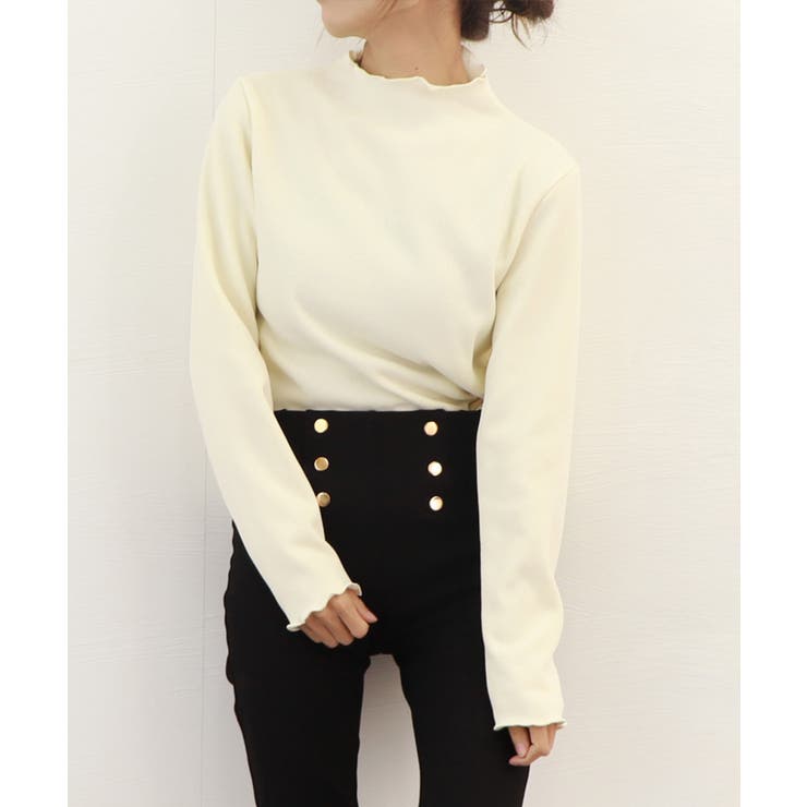 裏起毛ニットトップス レディース 暖かい | Miniministore | 詳細画像16 