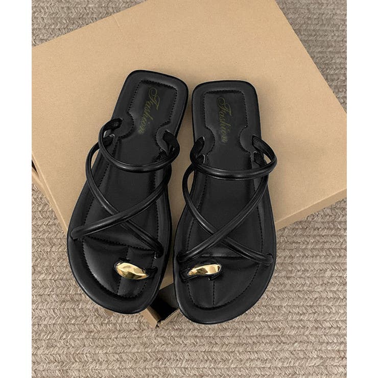 ストラップサンダルぺたんこリングサンダル | Miniministore | 詳細画像13 