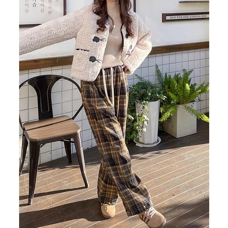 ボトルネック ニットトップス 袖口ボタン | Miniministore | 詳細画像14 