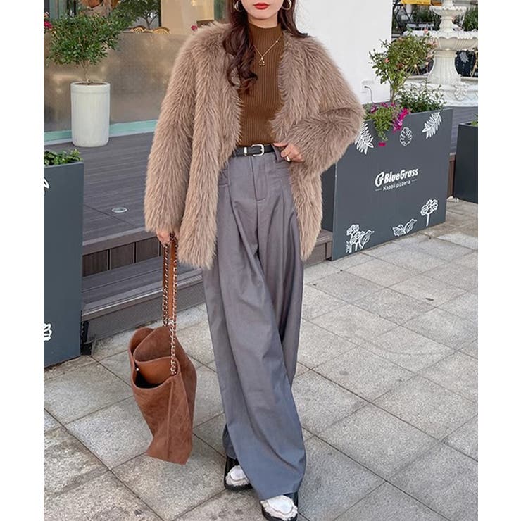 ボトルネック ニットトップス 袖口ボタン | Miniministore | 詳細画像18 