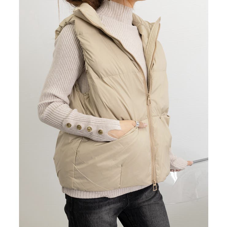 ボトルネック ニットトップス 袖口ボタン | Miniministore | 詳細画像25 