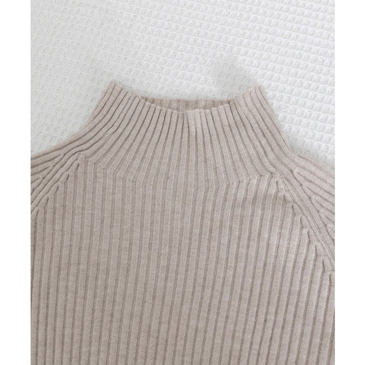 ボトルネック ニットトップス 袖口ボタン | Miniministore | 詳細画像30 