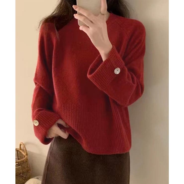 ニットトップス ワイドスリーブニット秋冬 | Miniministore | 詳細画像10 