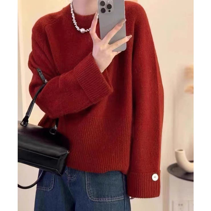 ニットトップス ワイドスリーブニット秋冬 | Miniministore | 詳細画像11 