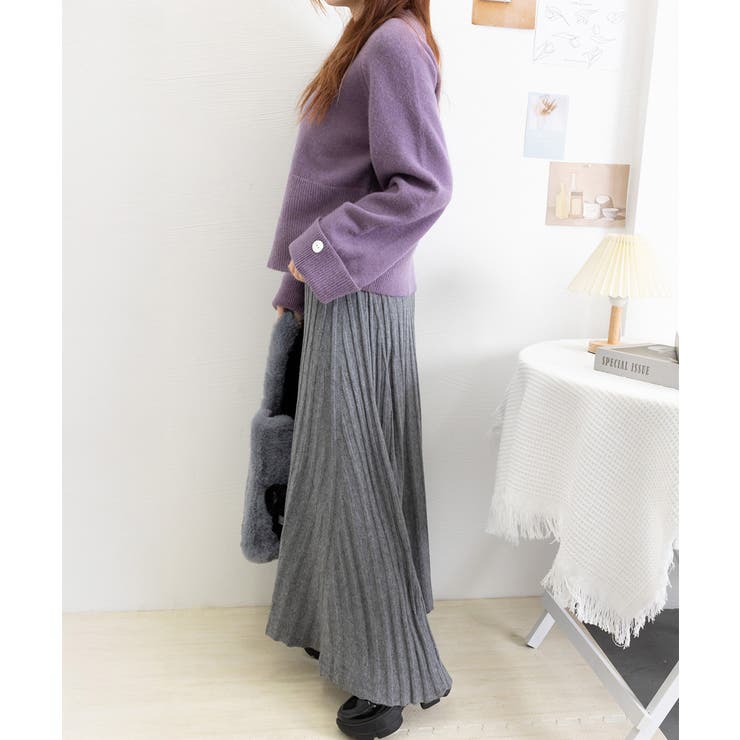 ニットトップス ワイドスリーブニット秋冬 | Miniministore | 詳細画像17 