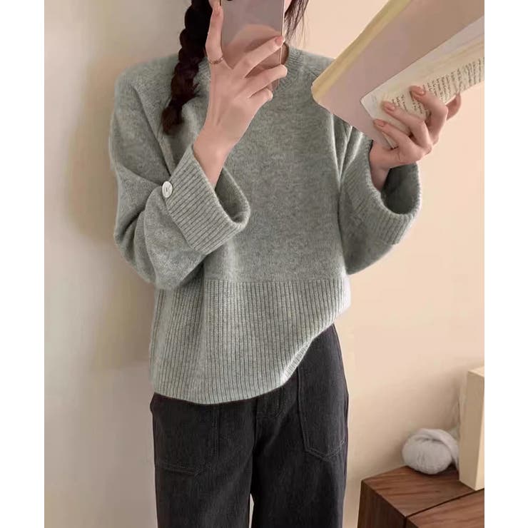 ニットトップス ワイドスリーブニット秋冬 | Miniministore | 詳細画像2 