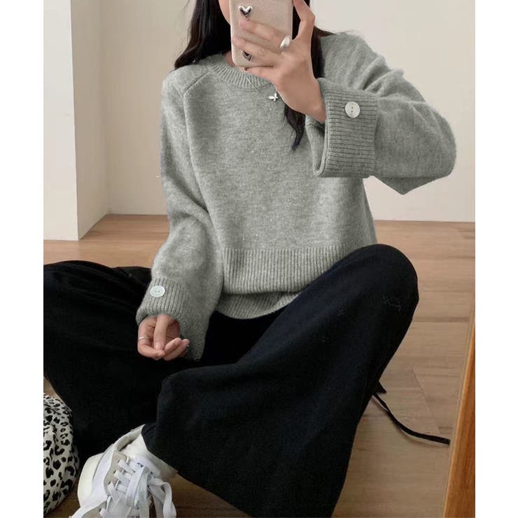 ニットトップス ワイドスリーブニット秋冬 | Miniministore | 詳細画像3 