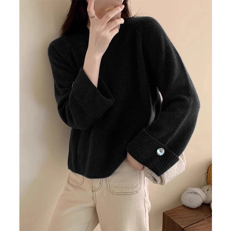 ニットトップス ワイドスリーブニット秋冬 | Miniministore | 詳細画像4 