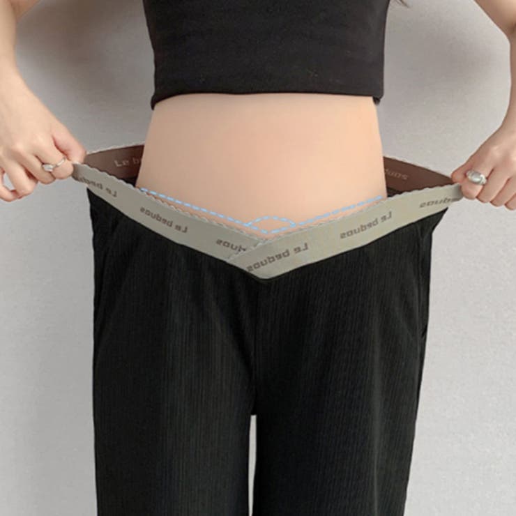 マタニティパンツローウエストワイドパンツ | Miniministore | 詳細画像7 